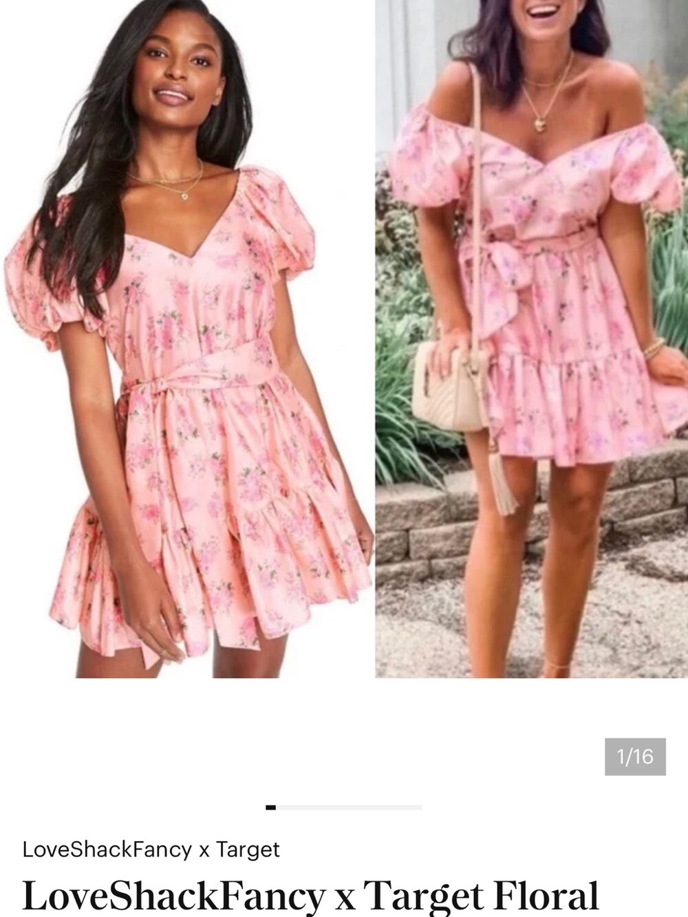 LoveShackFancy X target mini dress size 2